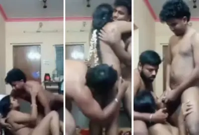 Mallu bhabhi Threesome Sex karti hai 2 Mardon Ke Sath HD Video