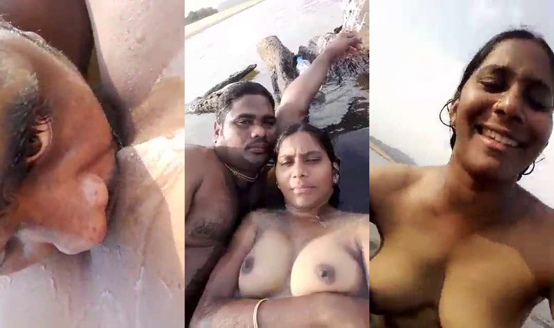 Desi Village Couple Sex in River HD Video