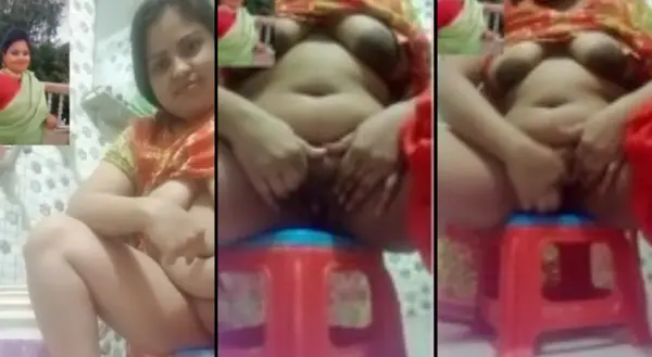 Chubby Horny Wife Fingering HD Video