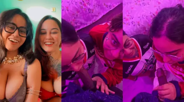 Twin Sisters Sunandini & Shinjini Threesome Viral Video