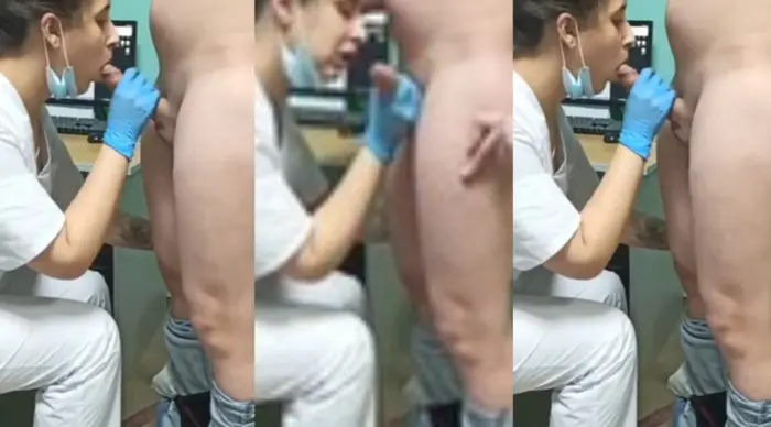 Cute Nurse Blowjob to Doctor in Hospital Viral Video