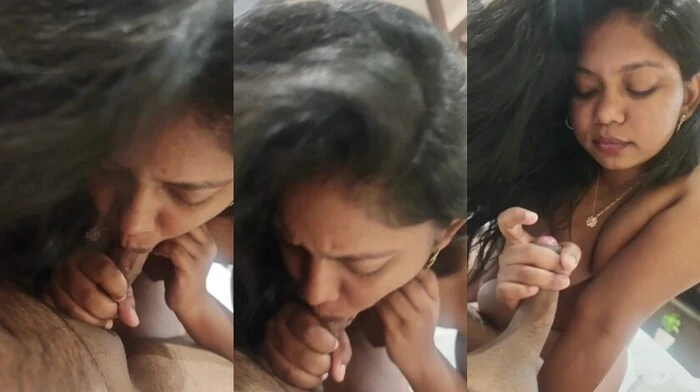 Desi Babe Taking Cum Inside her Mouth Sex Video